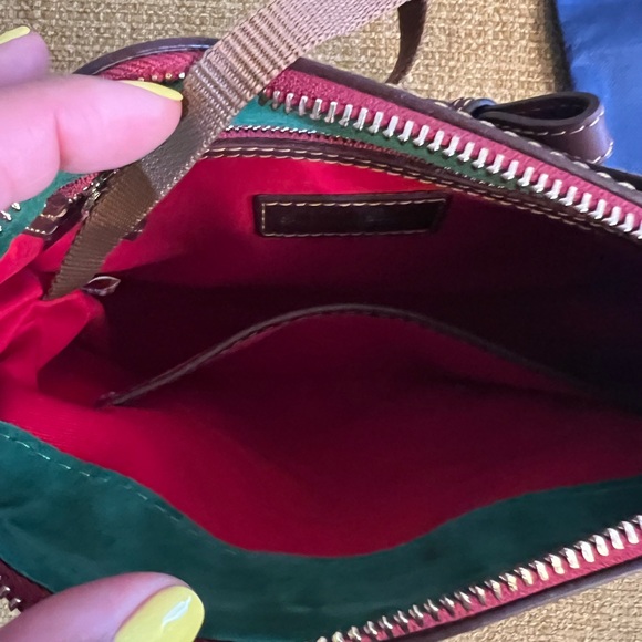 Dooney & Burke Brown Leather Shoulder Bag - Picture 5 of 9